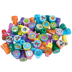 1.40" PLASTIC STAMPERS (50PCS/BOX) LLB kids toys