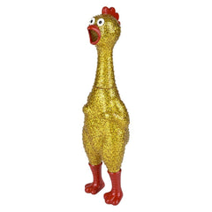 13.25" Sparkle Rubber Chicken - LLB kids toys