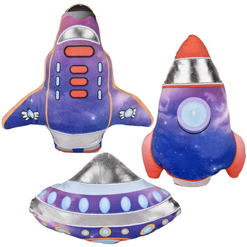 Spaceship 7in Asmt Plush - LLB Toys