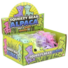 3.5" SQUEEZY BEAD ALPACA BALL LLB Squishy Toys