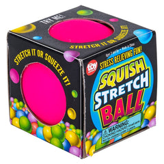 2.5" SQUISH GUMMI BALL Toys - Sold in Touch Box - LLB Toys