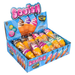 Squish Ice Cream Cone Backpack Clip  4" - LLB Toys