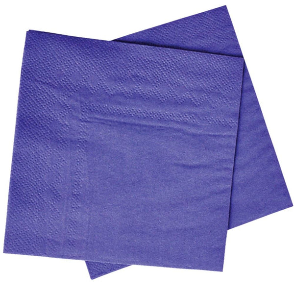 PURPLE LUNCH NAPKIN 12 7/8