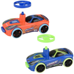 4" Flying Disc Race Car 8ct - LLB Toys