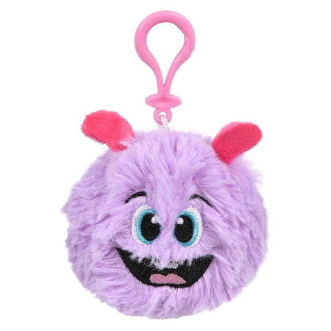 3.5" Furry Monster Balls Backpack Clip - LLB Toys