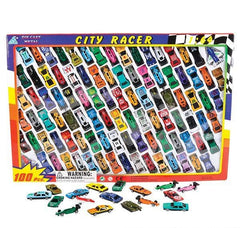 100 PCS DIE-CAST VEHICLE SET 1:64 SCALE LLB Car Toys