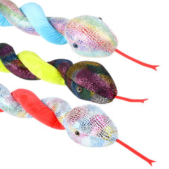 67" TWISTY SNAKE METALLIC ASSORTMENT B LLB Plush Toys