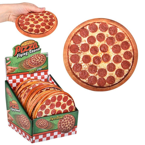 4.75" PIZZA FLYING SAUCER LLB kids toys