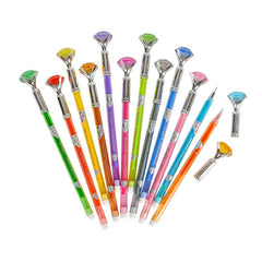7" DIAMOND GEL PEN (24PC/UN) LLB kids toys