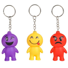 2.5" EMOTICON GUY KEYCHAIN LLB Keychain