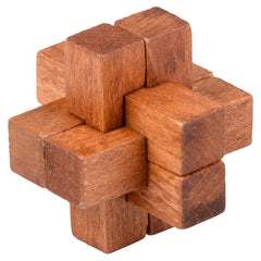 1.75" WOODEN BRAIN TEASERS LLB Wood Toy - Kids