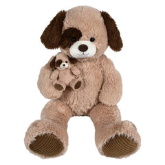 36" Mamma Dog With 6.5" Baby- LLB Toys