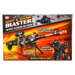 LIGHT-UP MACHINE GUN W/SCOPE LLB Light-up Toys