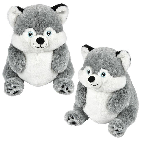 10" Rollie Pets Husky - LLB Plush