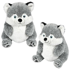 10" Rollie Pets Husky - LLB Plush