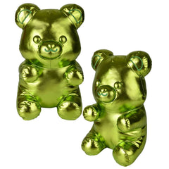 16" Metallic Green Yummy Bear Pillow - LLB Toys