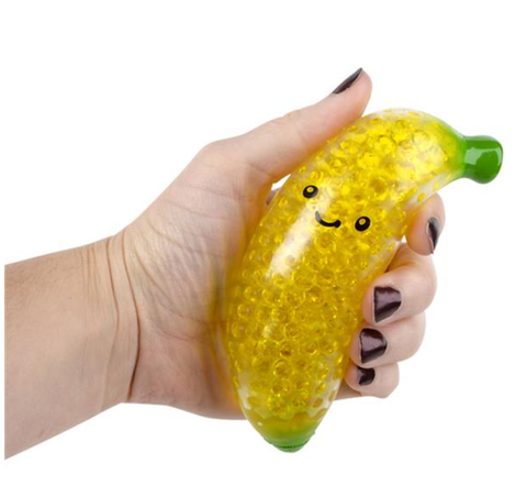 5.5" SQUEEZY BEAD BANANA LLB Squishy Toys