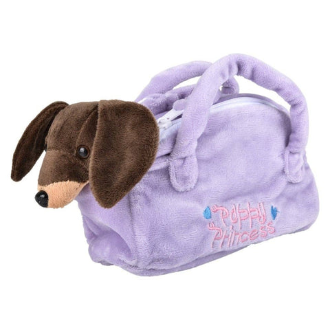 9" PUPPY IN PURSE LLB Plush Toys