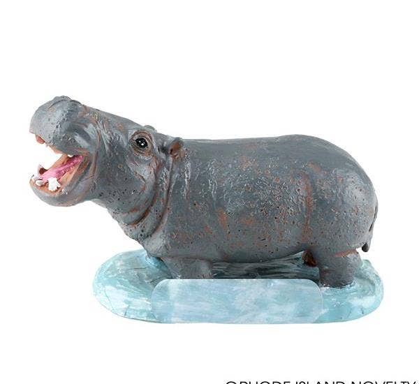 RESIN HIPPO FIGURINES LLB kids toys