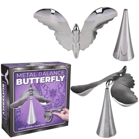 4" Premium Metal Balance Butterfly - LLB Toys