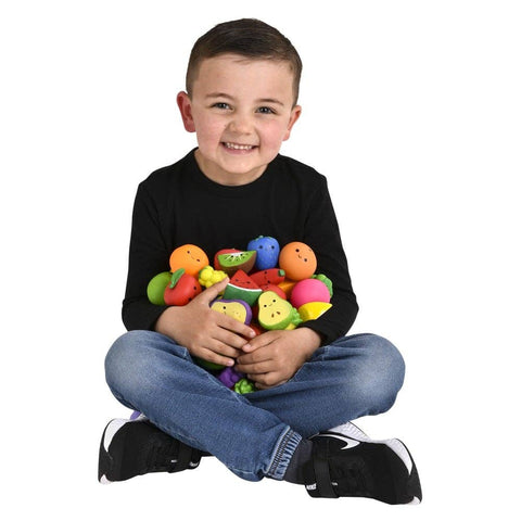 2" RUBBER FRUIT COLLECTIBLE LLB kids toys