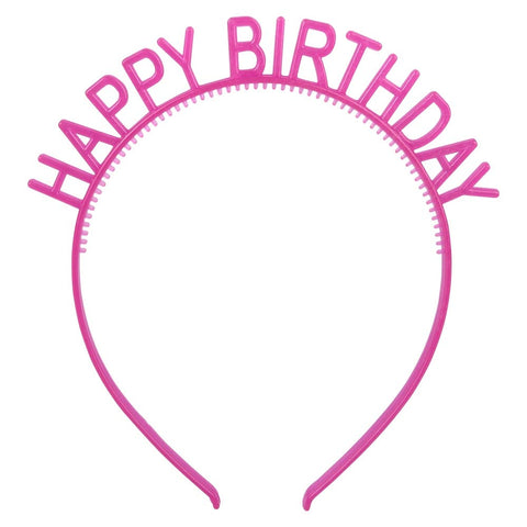 6" Glow In The Dark Happy Birthday Headband - LLB Toys