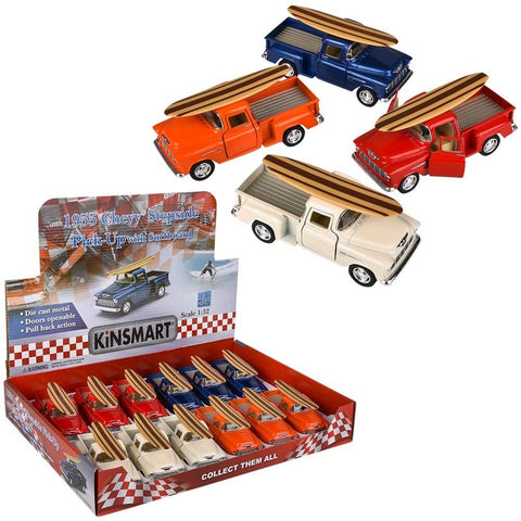 1955 Chevy Stepside Pick-Up W/surfboard - LLB Toys