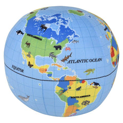 8" plush PRINTED GLOBE BALL LLB Plush Toys