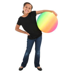Neon Rainbow Playground Ball 16"  - LLB Toys