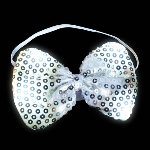 LIGHT-UP SILVER SEQ BOWTIE LLB Light-up Toys