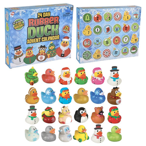 24 Day Rubber Ducky Christmas Advent Calendar - LLB Toys