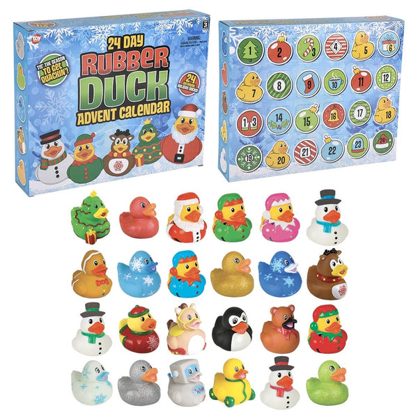 24 Day Rubber Ducky Christmas Advent Calendar - LLB Toys