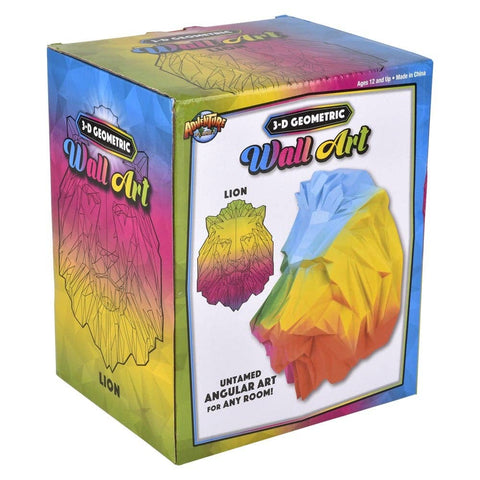 Lion Geometric Wall Art 7.75" LLB kids toys