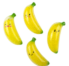 5.5" SQUEEZY BEAD BANANA LLB Squishy Toys