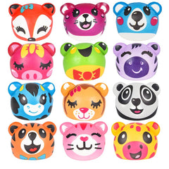 SQUISH ANIMAL ASSORTMENT 4" LLB Squishy Toys