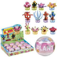 2.5" Building Block Flowers 12ct - LLB Toys