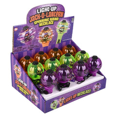 Jack O Lantern Light Up Wand Necklace 4.5" - LLB Toys