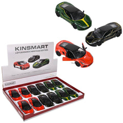 5" Diecast Pull Back Lotus Emira Heritage 12ct - LLB Toys