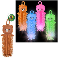 8" Bear Puffer Light-Up Wiggler 12ct 8/16 - LLB Toys