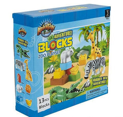13 PC ZOO BLOCK SET LLB kids toys