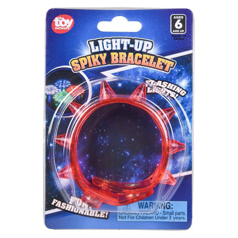 9.5" LIGHT-UP SPIKY BRACELET - LLB Toys