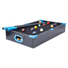 NEON WOODEN TABLETOP POOL GAME 20.5"x12.5" LLB kids toys