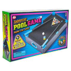 NEON WOODEN TABLETOP POOL GAME 20.5"x12.5" LLB kids toys