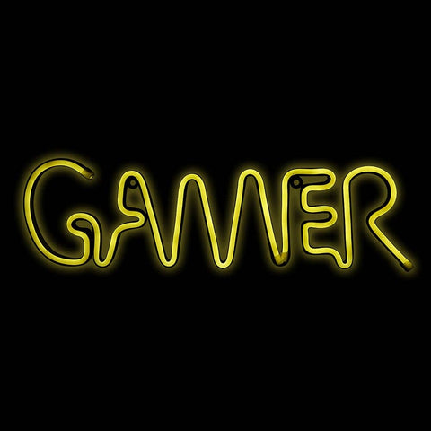 17.75" GAMER LED NEON STYLE SIGN LLB kids toys