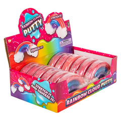 4.25" RAINBOW CLOUD PUTTY LLB Slime & Putty