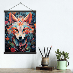 Fantasy Fox Canvas Wall Art print