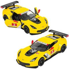 5" DIE-CAST 2016 CORVETTE C7.R RACE CAR LLB Car Toys