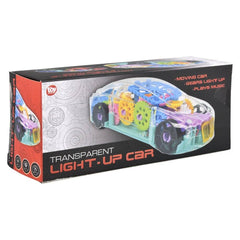 8" LIGHT-UP TRANSPARENT CAR LLB Light-up Toys