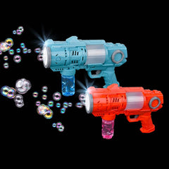 9.25" Light-Up Bubble Space Rifle With Sound - LLB Toys