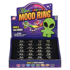 Alien Mood Ring 1/2" LLB kids toys